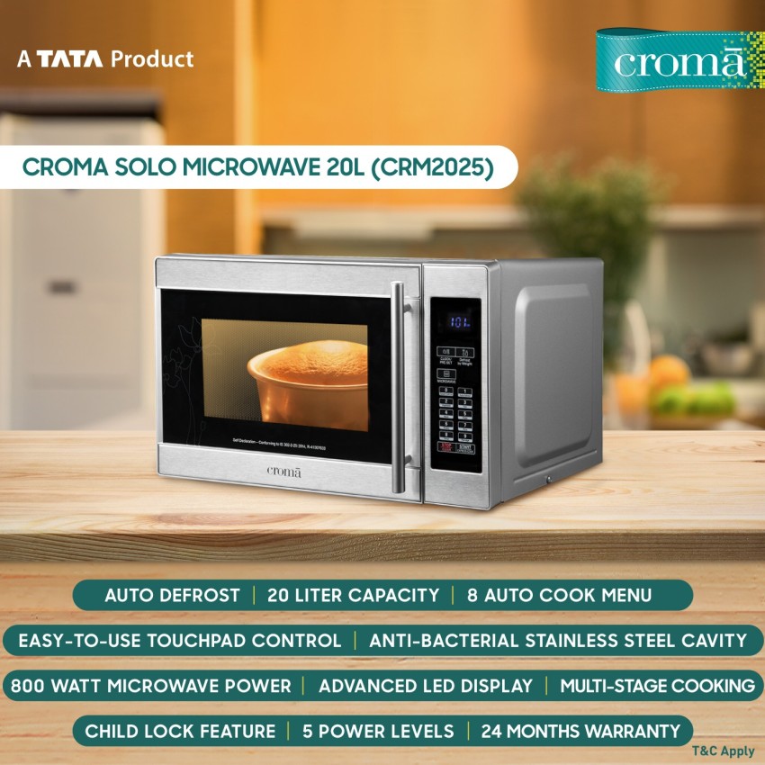 microwave oven croma price