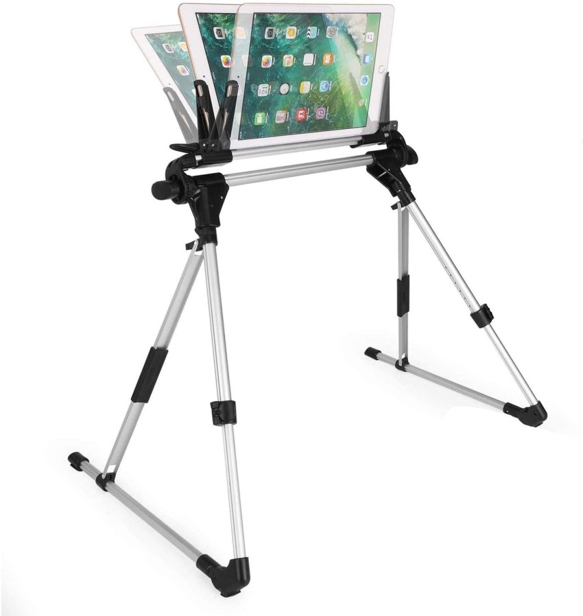 GIRIK Tablet Stand Adjustable,Foldable Tablet Stand for Bed