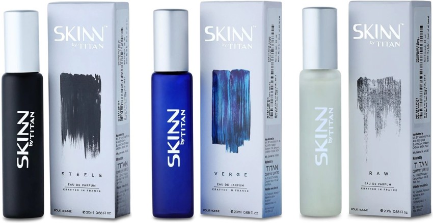 Buy SKINN by TITAN Steele Verge and Raw Eau de Parfum - 60 ml