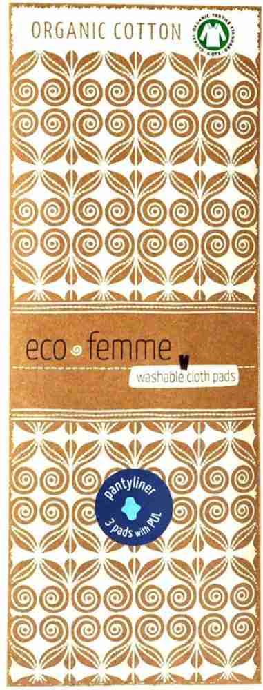 Eco Femme Natural Organic Panty Liner With PUL Leakproof Layer (3