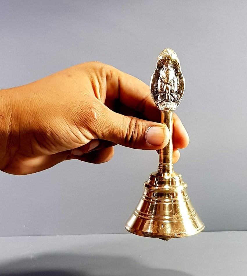 Mannat Pooja Bell for Home, Ghanti Temple ganti, Brass Small Brass Pooja  Bell Price in India - Buy Mannat Pooja Bell for Home, Ghanti Temple ganti, Brass  Small Brass Pooja Bell online