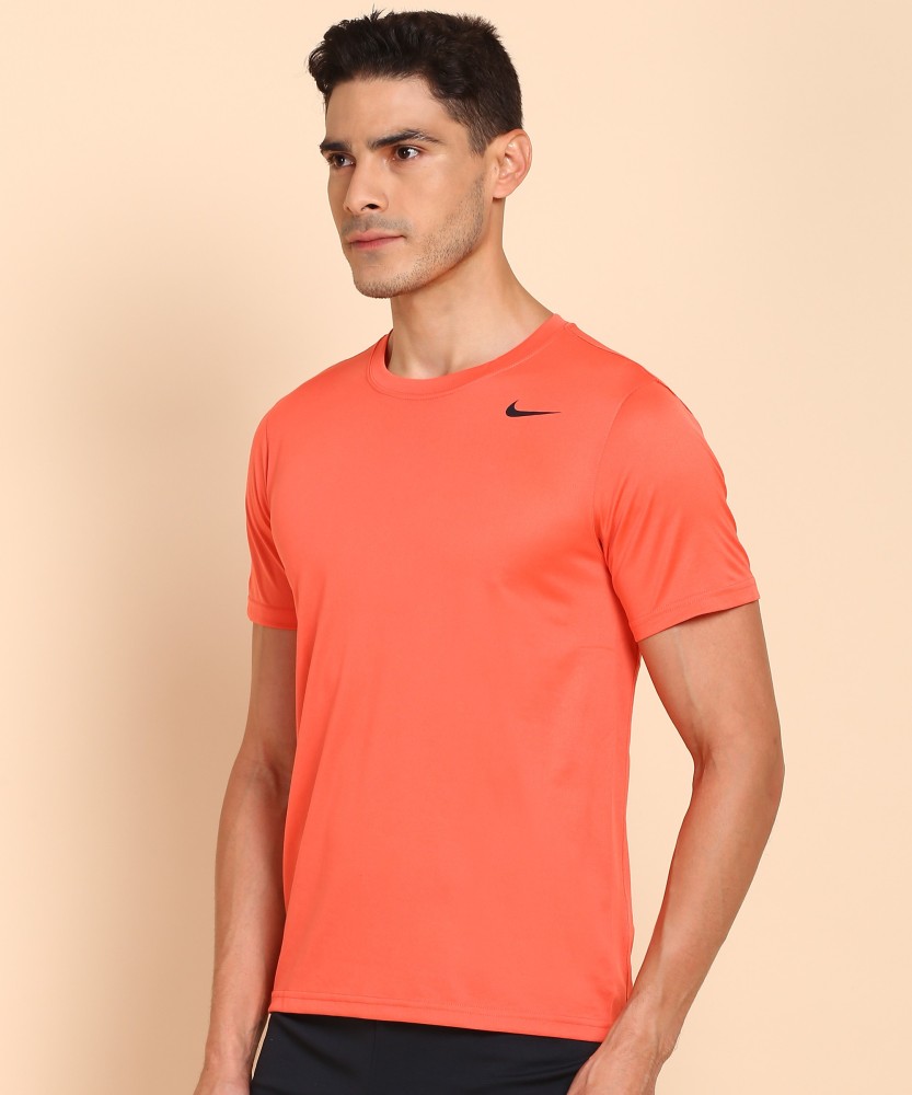 Nike dri fit orange t sales shirt