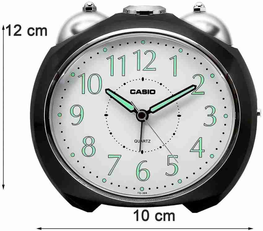 CASIO Analog White, Black Clock Price in India - Buy CASIO Analog White,  Black Clock online at