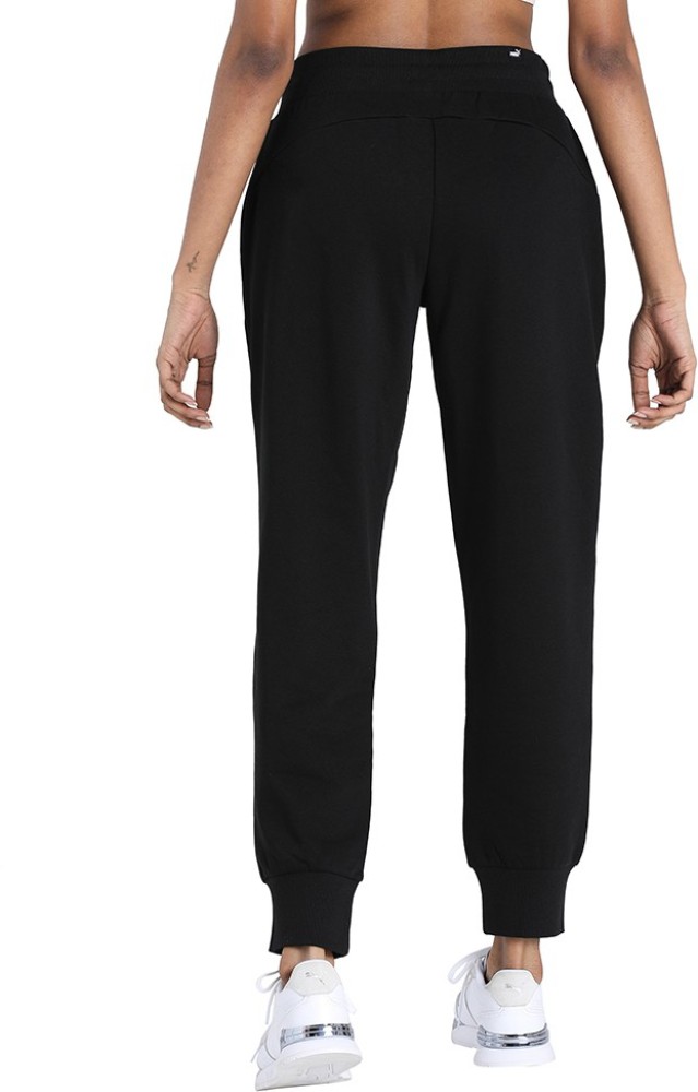 PUMA ESS Sweatpants Solid Women Black Track Pants - Buy PUMA ESS Sweatpants  Solid Women Black Track Pants Online at Best Prices in India