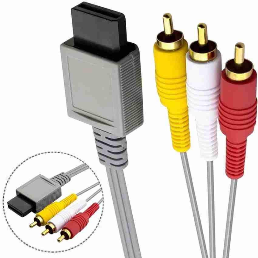 AV Cable for Wii Wii U, Composite Audio Video TV connector Cable