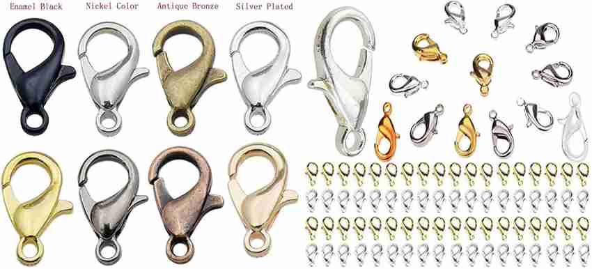 Swivel Clasp Lobster Claw Clasps 1 inch Swivel Hooks for Purses Making Snap  Hook Clasp Antique Bronze Lobster Clasp Swivel Clips Pack of 15 Pcs