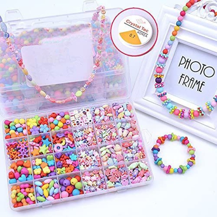 SYGA Beads for Kids Crafts Children's Jewelry Making Kit DIY
