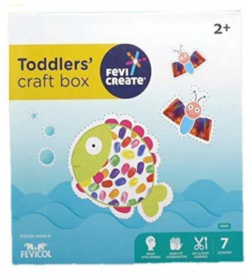 Pidilite Educational Game, Toddler's Craft Kit for Early  Development, 7 Fun Learning Activities for Toddlers & Kids of Age 2 &  Above, Diwali Gift - craft kit