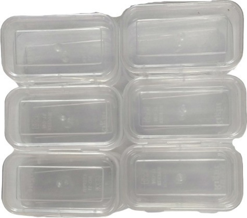 48ea - 3 x 3 Round PVC Containers with Cap - 10 Mil Thick by Paper Mart, Clear