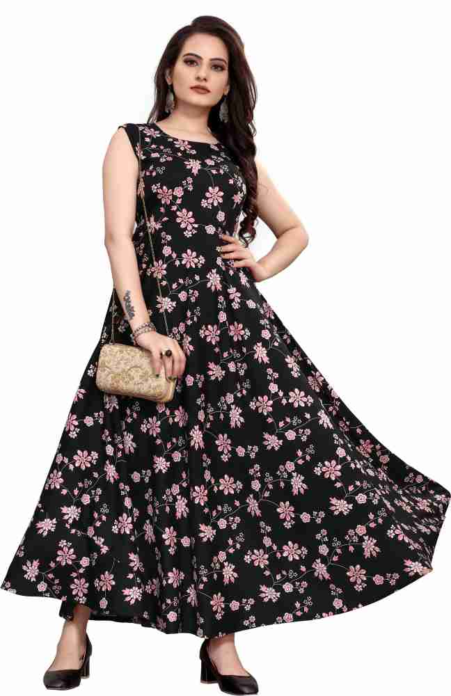 MANTRAA SALES Women Maxi Black Dress Buy MANTRAA SALES Women Maxi Black Dress Online at Best Prices in India Flipkart