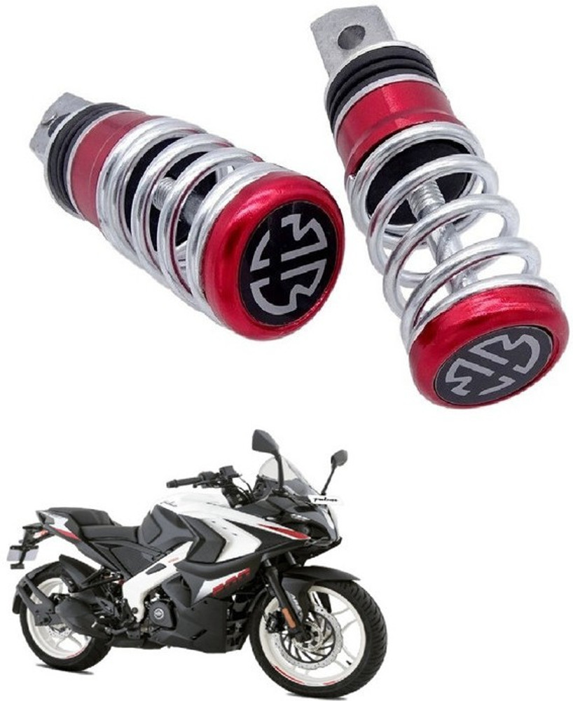 Miwings Red Foot Rest For Bajaj Pulsar RS 200 Foot Rest Price in