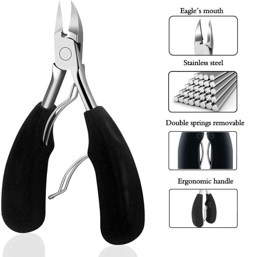 maycreate Ingrown Toenail Clippers for Ingrown or Thick Toenails, 9PCS  Stainless Steel Toe Nail Clipper for Men & Seniors, Professional Pedicure  Clippers Kit with Nail File - Price in India, Buy maycreate