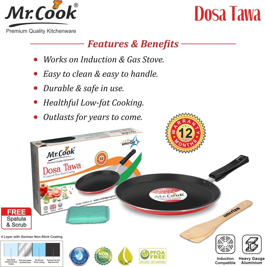 Kitchen Chef Crispy Dosa Pan Tawa 25 cm diameter Price in India - Buy  Kitchen Chef Crispy Dosa Pan Tawa 25 cm diameter online at