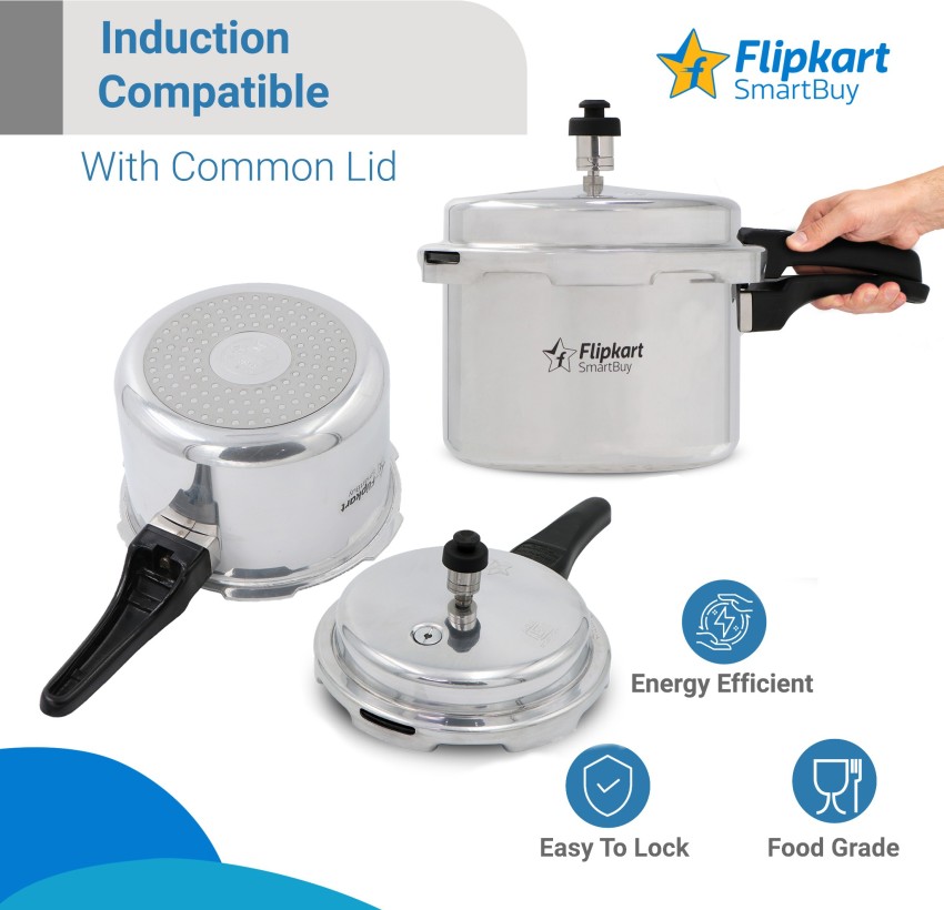 Flipkart SmartBuy Elite 2 L 3 L 5 L Induction Bottom Pressure Cooker