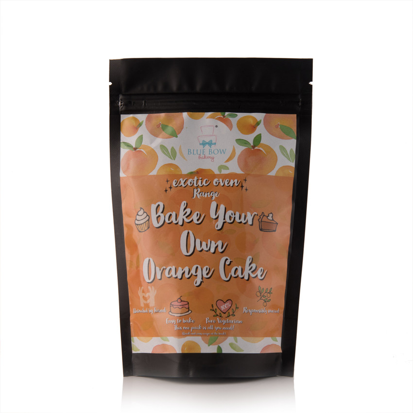 blue bow bakery Orange Cake Mix Instant Cake Premix Pressure