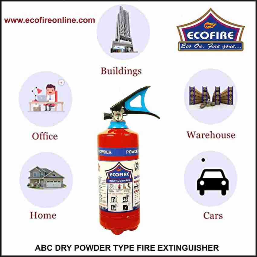 Eco Fire Iron ABC Powder Type Fire Extinguisher 2 Kg (Red) - Pack of 2 Fire  Extinguisher Mount Price in India - Buy Eco Fire Iron ABC Powder Type Fire  Extinguisher 2
