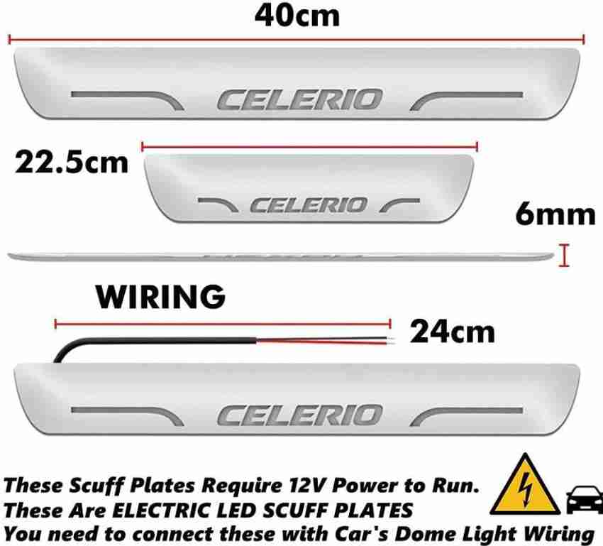 Celerio door sill store guard