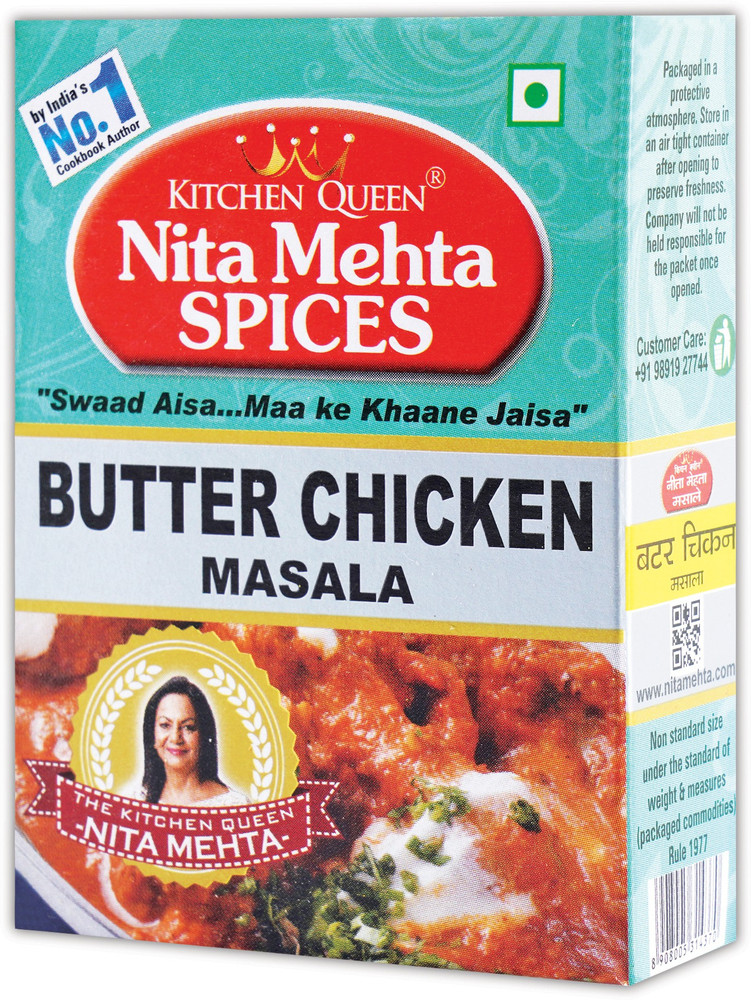 KITCHEN QUEEN NITA MEHTA Butter Chicken Masala Powder Gives