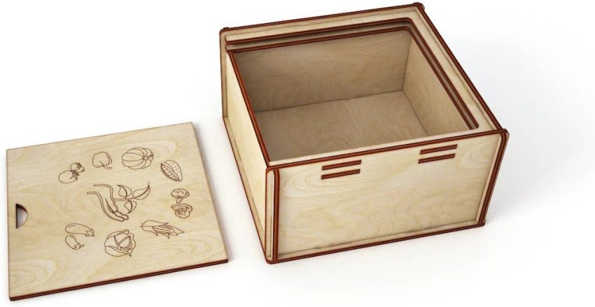 American-Elm Unfinished Wooden Box DIY Craft Wooden Boxes for Art, Hobbies,  Jewelry Box and Home Storage Storage Box Price in India - Buy American-Elm Unfinished  Wooden Box DIY Craft Wooden Boxes for