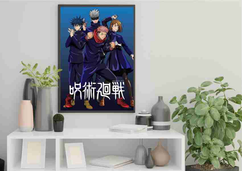  KAIWALK Anime Jujutsu Kaisen Poster Yuji Itadori Satoru Gojo  Megumi Fushiguro Nobara Kugisaki Print on Canvas Painting Wall Art for  Living Room Decor Boy Gift (Unframed, Q-JK01-3042): Posters & Prints