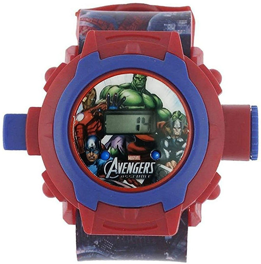 La Classe Watches Avengers Kids Digital Led Glowing Light Watch