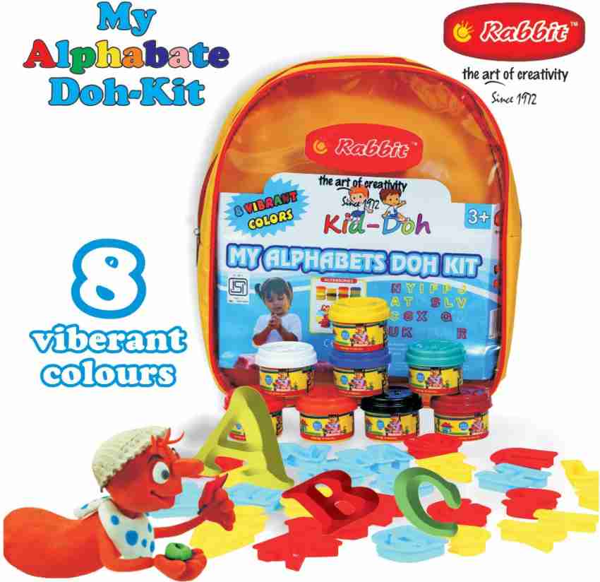 RABBIT Hobby Kit Bag for Kids, Play Doh Clay, Art Kit
