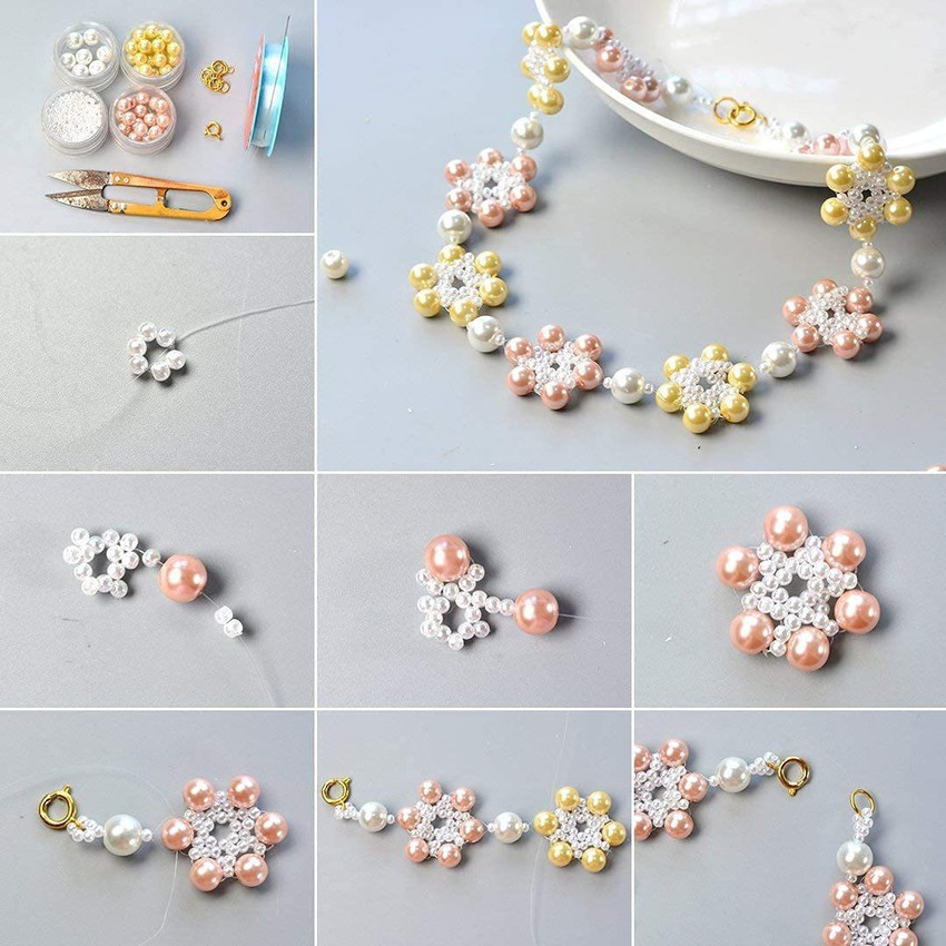 Dhruv Crafts Round Metal Brass Beads for Jewelry Making Crafts