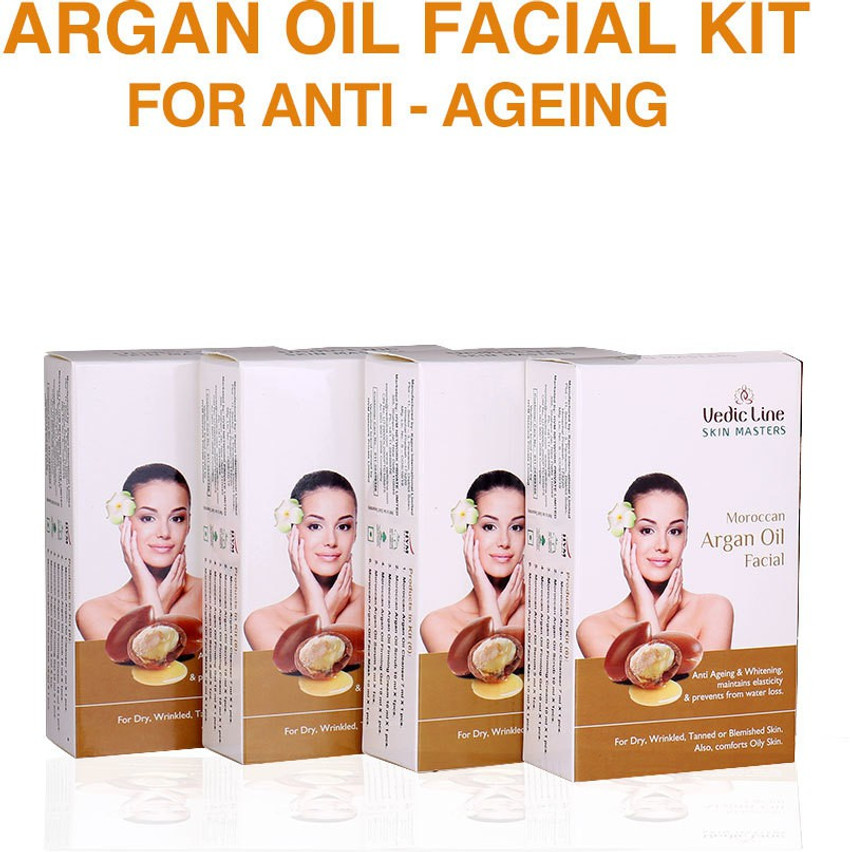 Vedic Line Vedicline Moroccan Argan Oil Facial Kit for Anti Aging