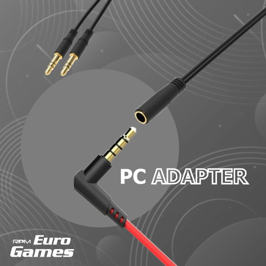 RPM Euro Games Wired in Ear Gaming Earphones with Mic for Mobile Phones,  Pc, Ps4, Xbox One, Nintendo Switch - (Red) : : Video Games