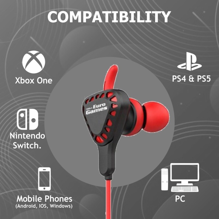 RPM Euro Games Gaming Earphones Headphones