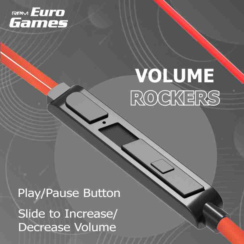 RPM Euro Games Gaming Earphones Headphones Works With Mobile