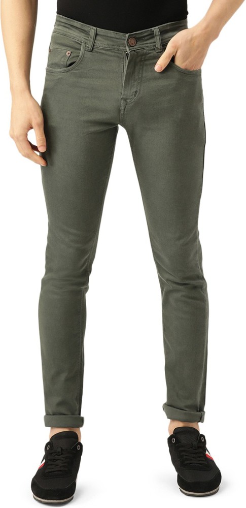 Update more than 149 olive green denim jeans mens latest - dedaotaonec