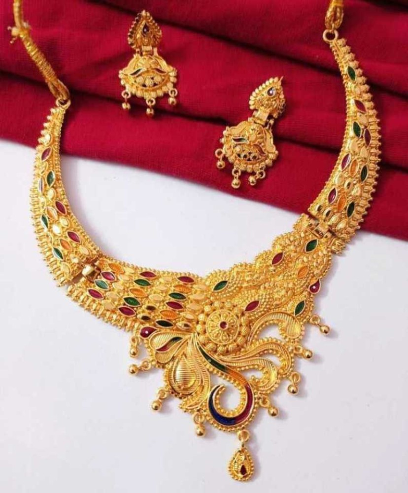 Gold jewellery set sale designs with price