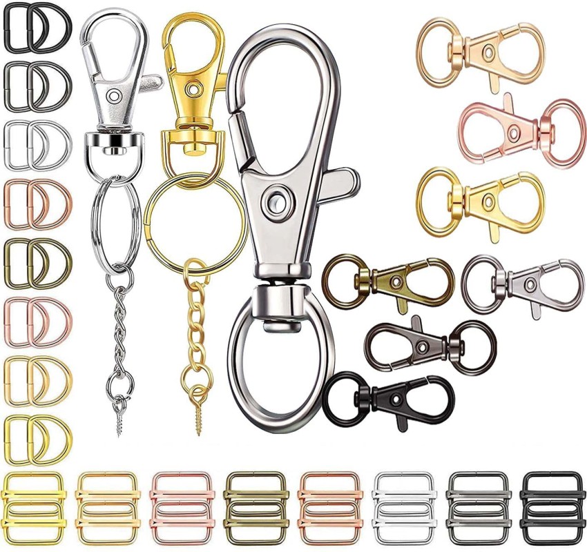 DIY Crafts Keyrings & Keychains Round Swivel Snap Hooks Key Rings Chain  Jump Rings Mini Screw Metal Key Chain Price in India - Buy DIY Crafts  Keyrings & Keychains Round Swivel Snap