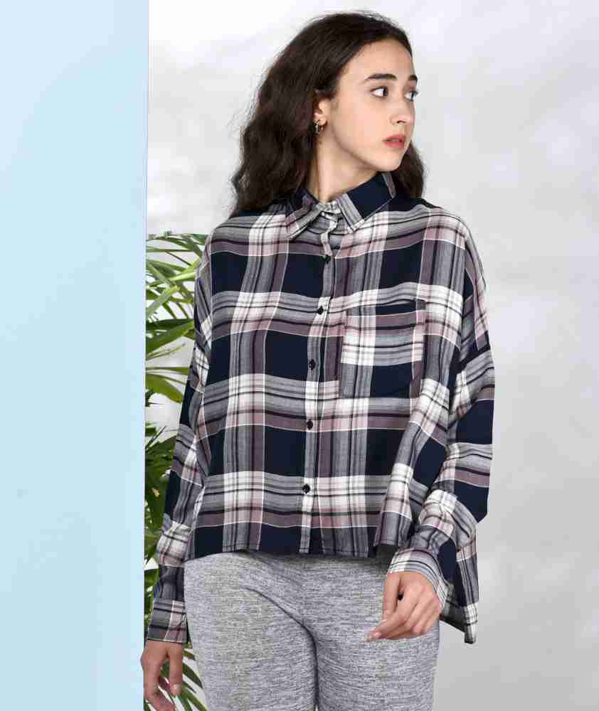 Chimpaaanzee Women Striped Casual Multicolor Shirt - Buy Chimpaaanzee Women  Striped Casual Multicolor Shirt Online at Best Prices in India