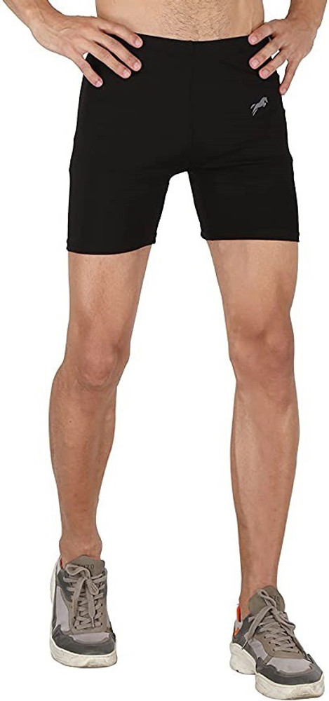 Men running discount in short shorts