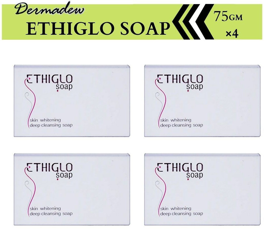 Aavzaa ETHIGLO SOAP FOR FAIRNESS PACK OF 4 Price in India Buy