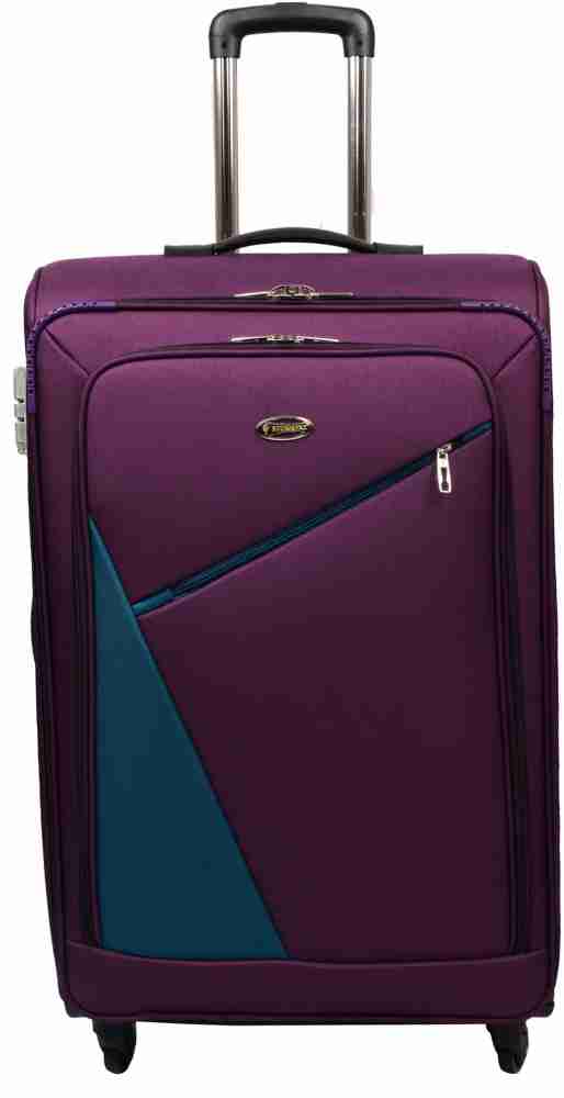 STUNNERZ Large Check In Luggage Trolley Bag,Travel Bag, Suitcase,Tourist Bag, purple Check-in Suitcase - 28 inch Purple - Price in India