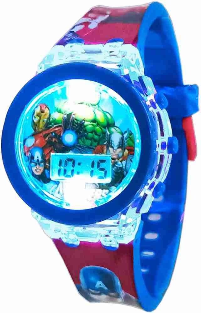 NumberOne Avengers Kids Analog Led Glowing Light Watch for Kids Set of 1 Digital Watch For Boys Buy NumberOne Avengers Kids Analog Led Glowing Light Watch for Kids Set of 1 Digital Watch For Boys Aven...