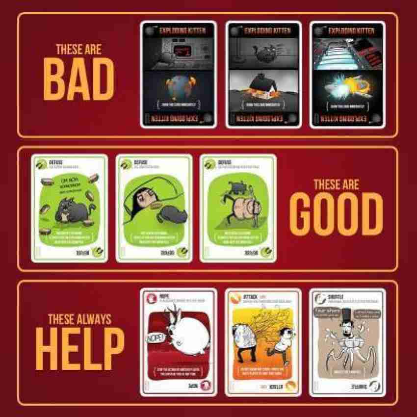 SKTOYZONE Exploding Kittens Card Game For Adults Board Game