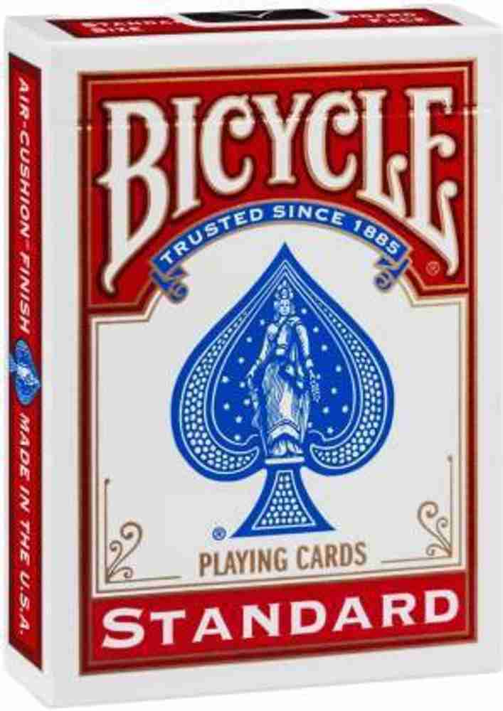 Bicycle cards red top