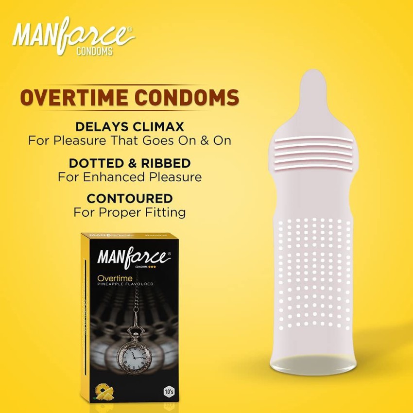 MANFORCE 3 in 1 Wild Condoms (Ribbed, Contour, Dotted), Chocolate