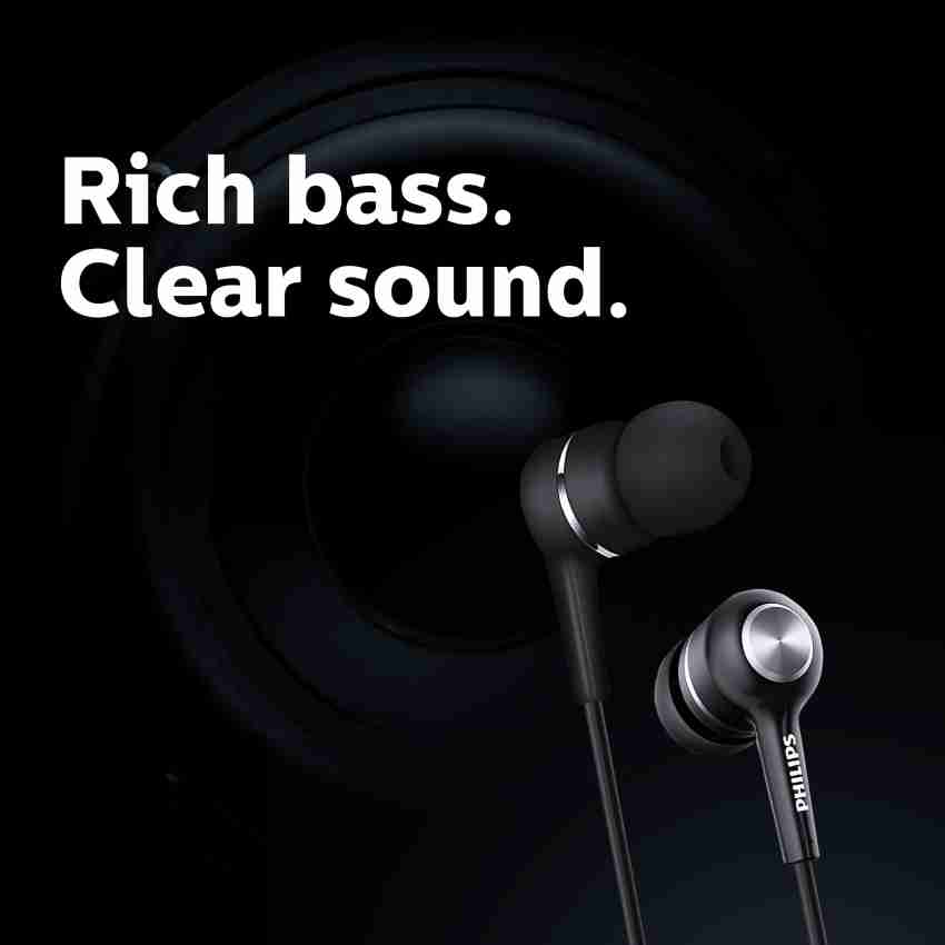 PHILIPS SHE1505BK 94 Rich Bass Wired