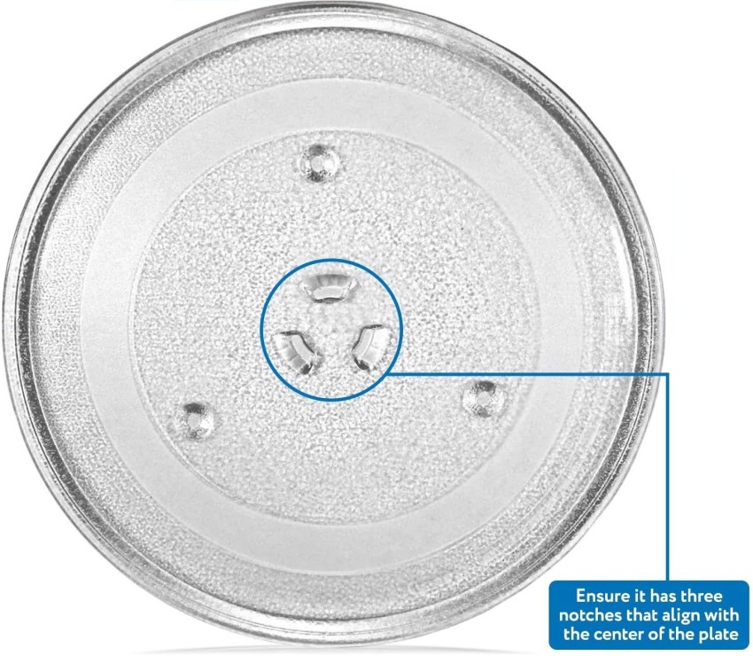 WHITEFLIP 10.6 inch/27 cm/270 mm Microwave Oven Glass Cooking Tray |  Replacement Turntable Plate Suitable for IFB 23SC3 Microwave Oven (This  Plate is