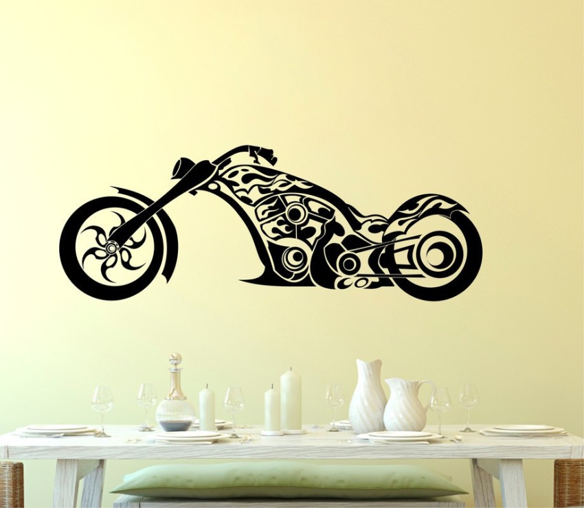 Decoration Designs 41 cm Bullet Vintage Bike Wall Sticker Standard