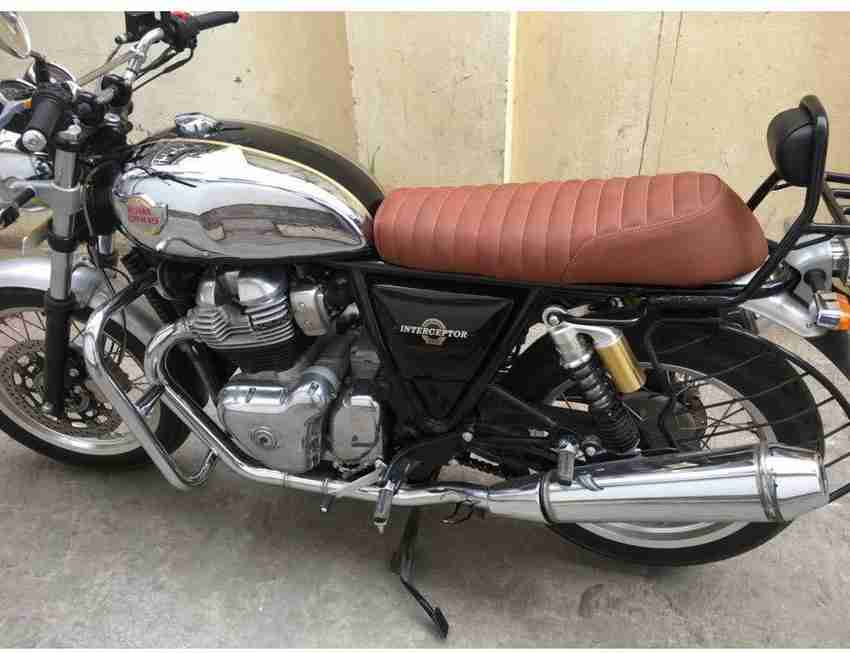 KOHLI BULLET ACCESSORIES Interceptor 650 Split Bike Seat Cover For