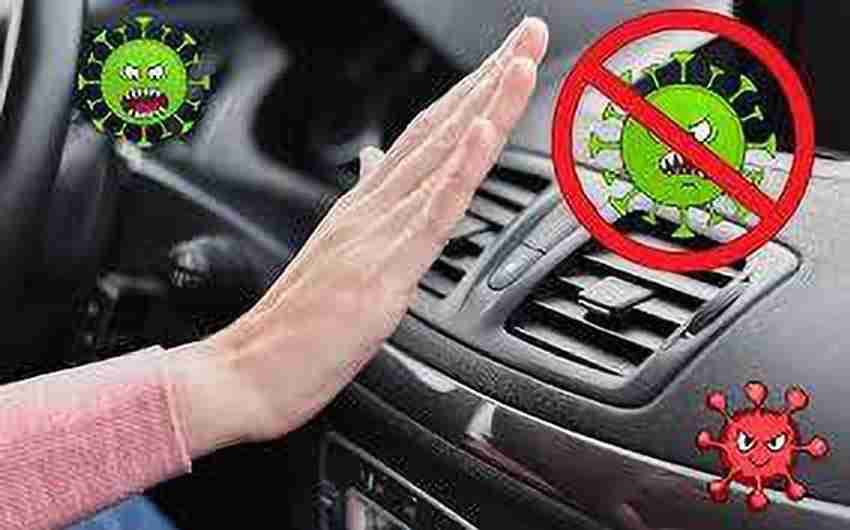 Car ac disinfectant top