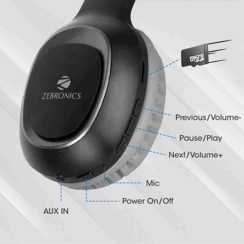 Zebronics paradise 2025 bluetooth headphone