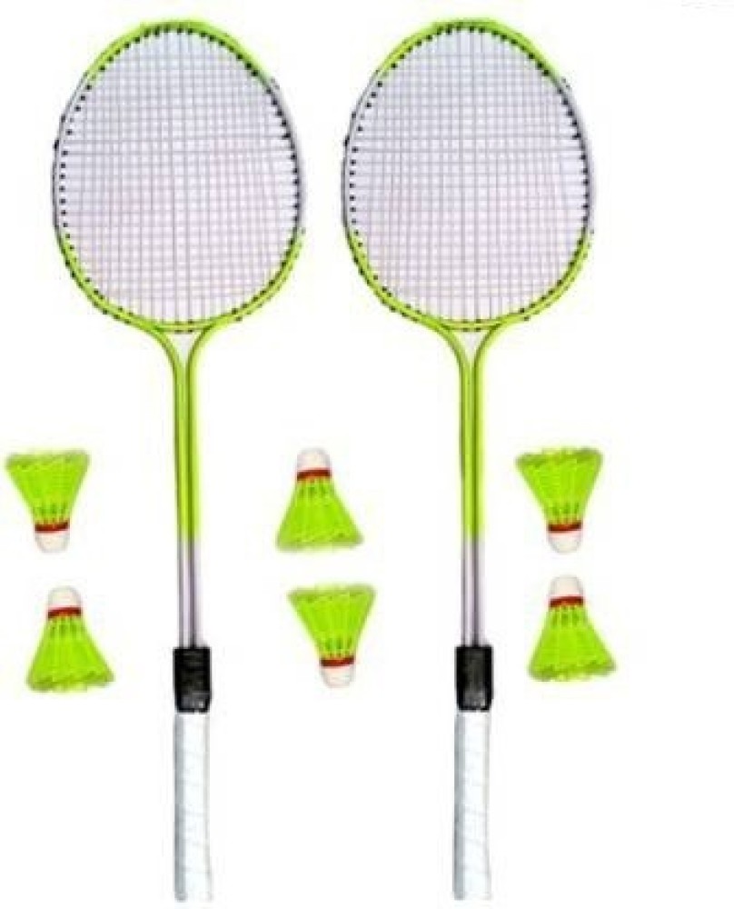 BKSONS 2 Piece Double shaft Badminton 6 Piece Plastic Shuttle Badminton Kit - Buy BKSONS 2 Piece Double shaft Badminton 6 Piece Plastic Shuttle Badminton Kit Online at Best Prices in India