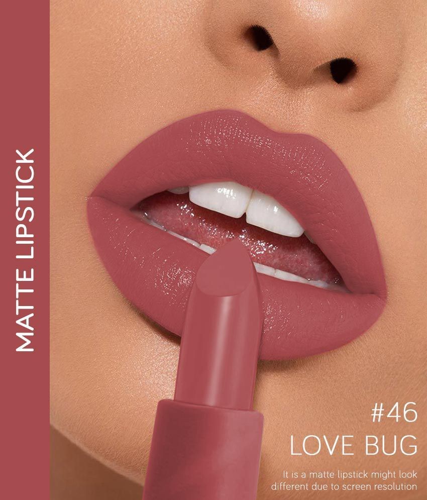 MISS ROSE Professional Matte Long Lasting Lipstick - (46, Love Bug) - Price  in India, Buy MISS ROSE Professional Matte Long Lasting Lipstick - (46, Love  Bug) Online In India, Reviews, Ratings & Features | Flipkart.com